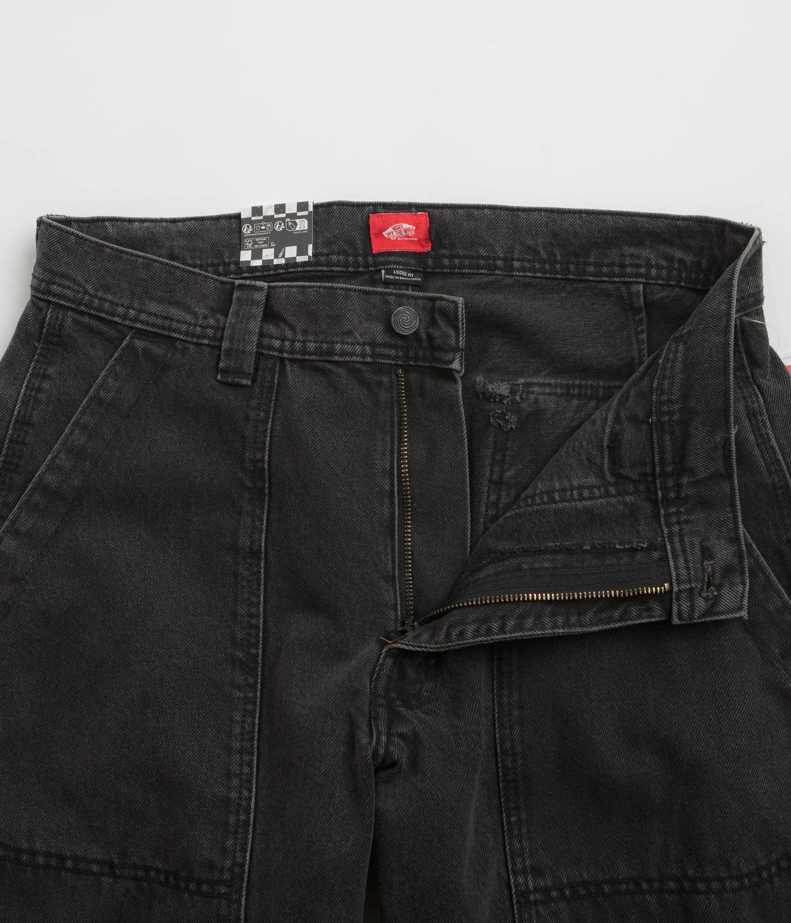 Vans Skate Loose Utility Jeans - Pirate Black Vans