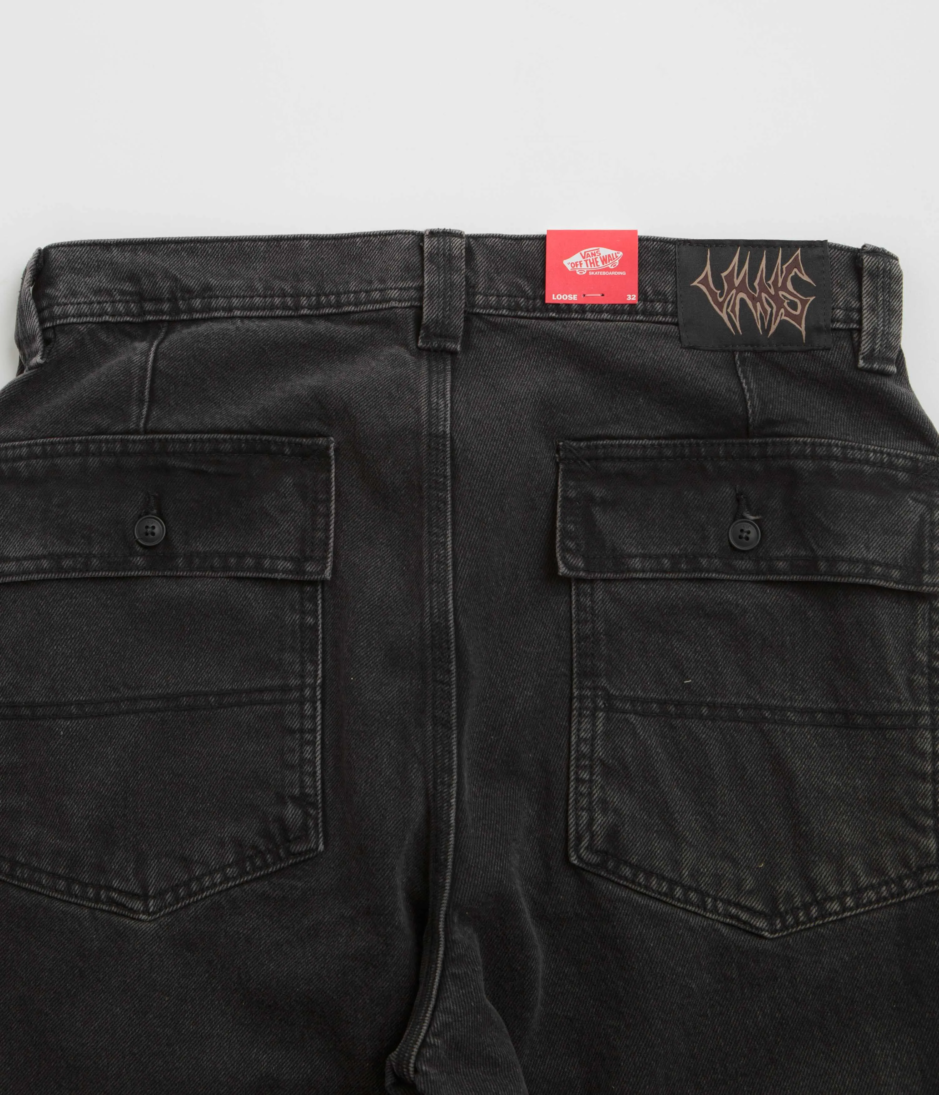 Vans Skate Loose Utility Jeans - Pirate Black Vans