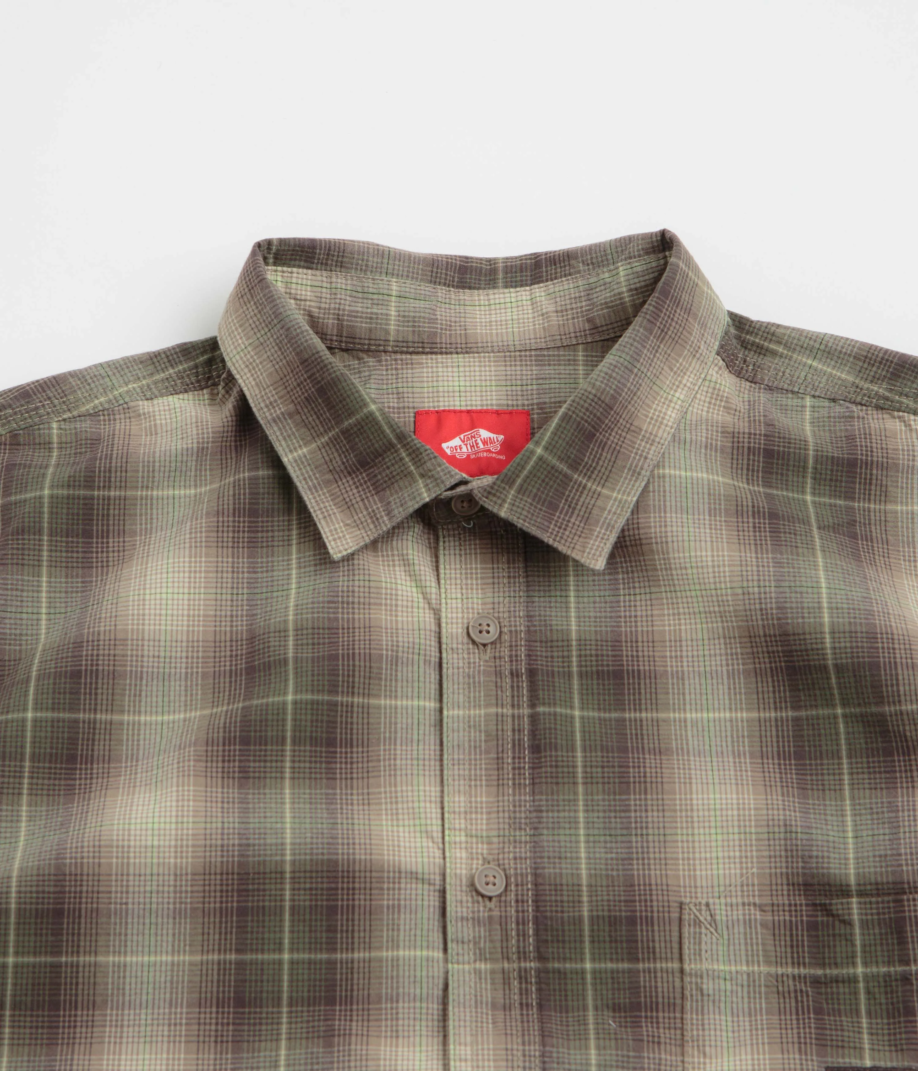 Vans Skate Plaid Kurzarmhemd - Walnuss Vans