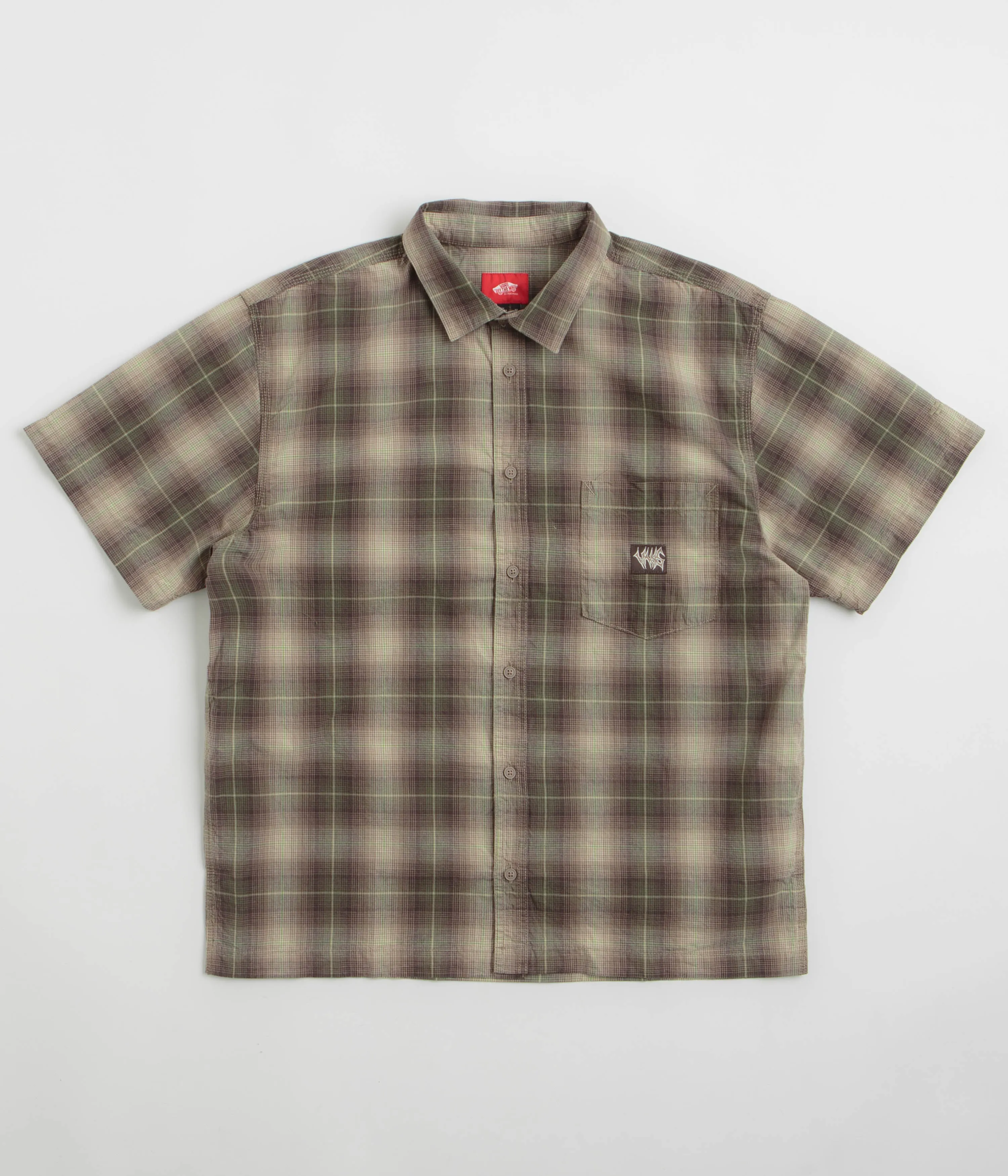 Vans Skate Plaid Kurzarmhemd - Walnuss Vans