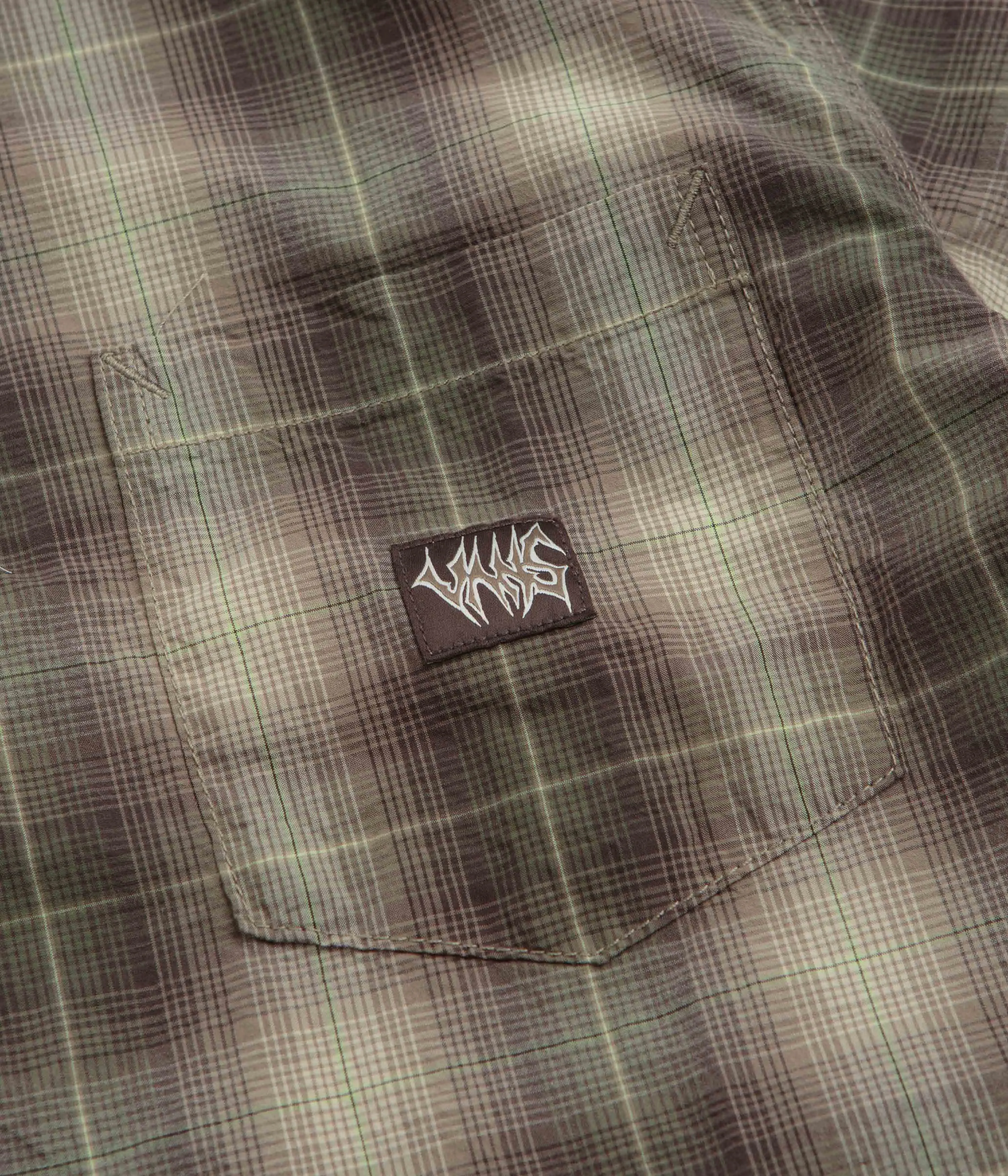 Vans Skate Plaid Kurzarmhemd - Walnuss Vans