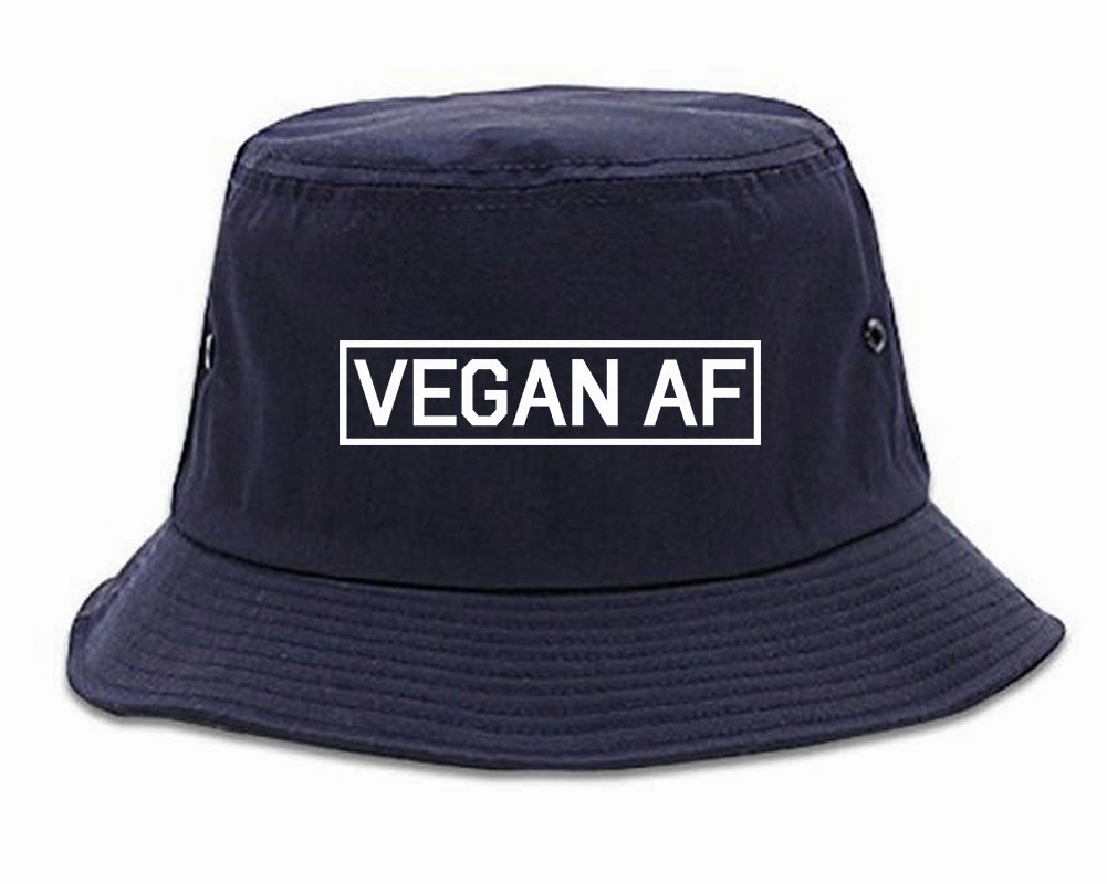 Vegan AF Vegetarian Mens Bucket Hat
