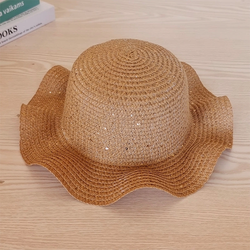 Versatile Casual Women Wave UV Beach Spring Summer Ruffle Fisherman Hot