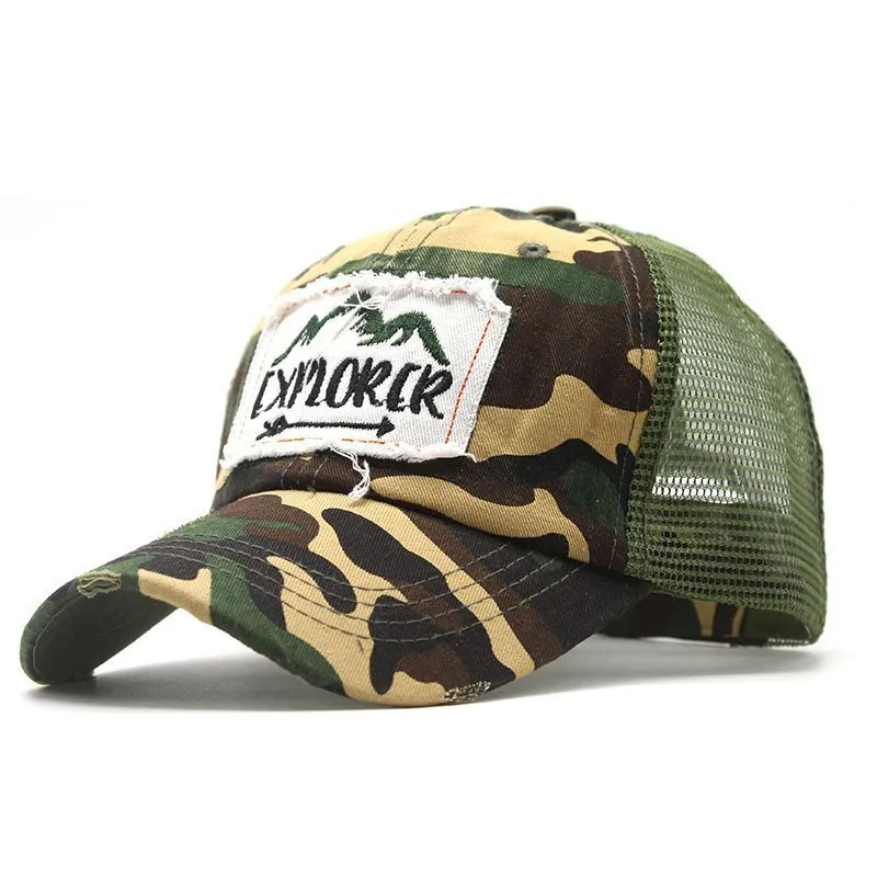 Vintage Embroidered Explorer Cap