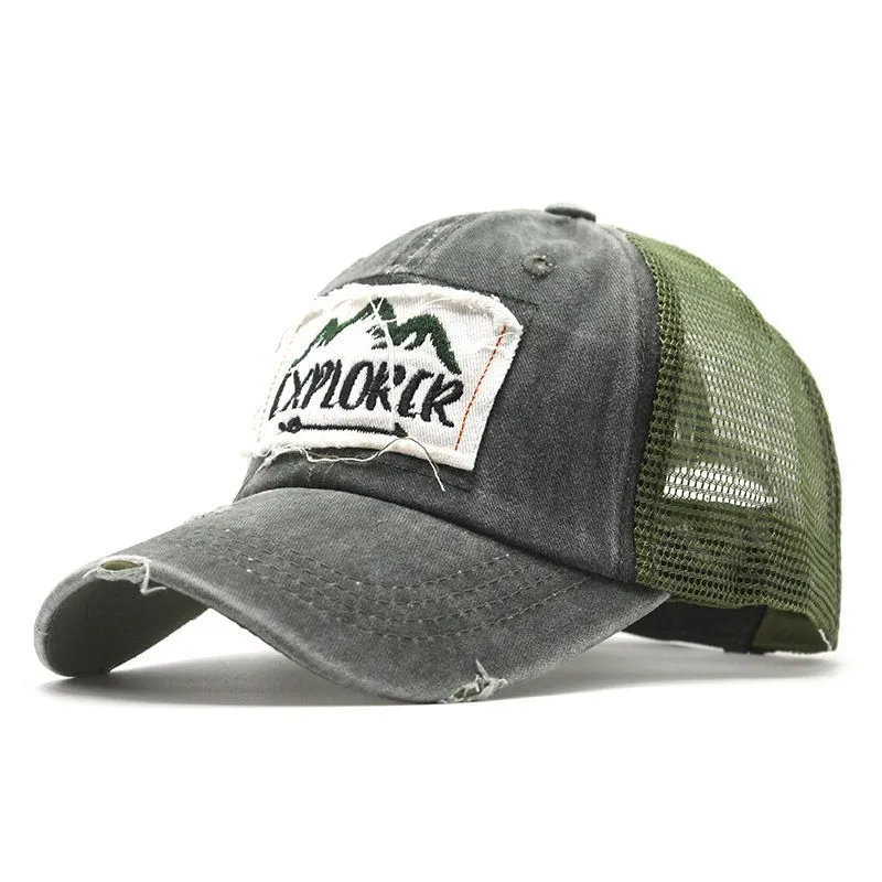 Vintage Embroidered Explorer Cap casual-baseball-cap
