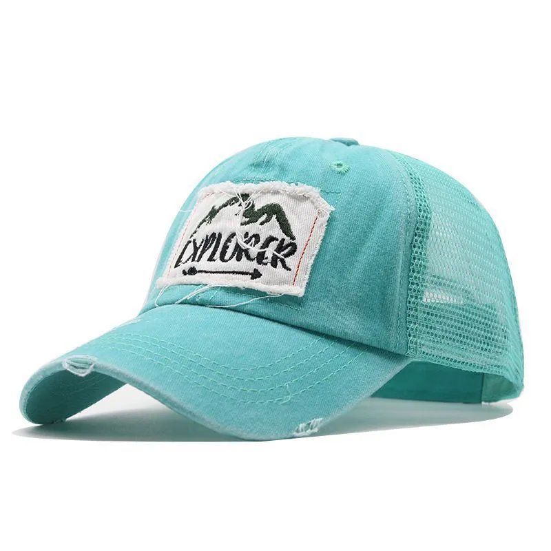 Vintage Embroidered Explorer Cap