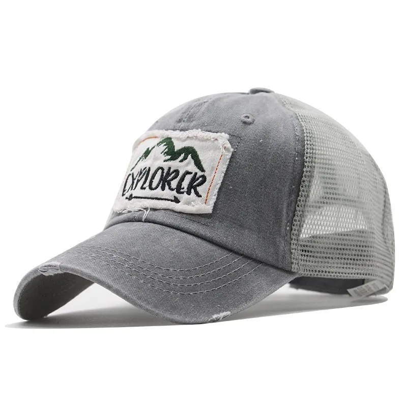 Vintage Embroidered Explorer Cap