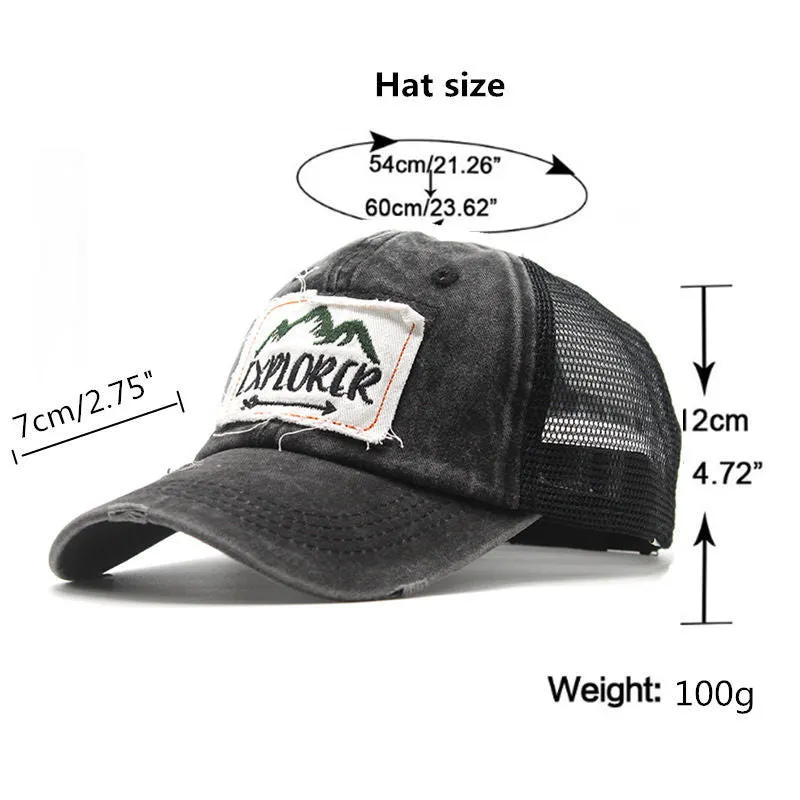 Vintage Embroidered Explorer Cap