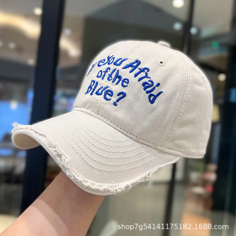Vintage Frayed Baseball Cap