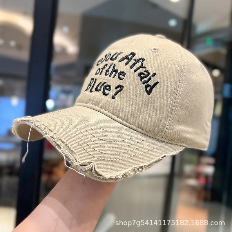 Vintage Frayed Baseball Cap