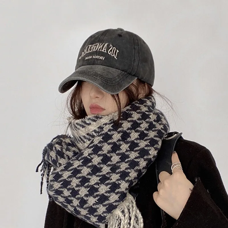 Vintage Grey Baseball Cap Summer