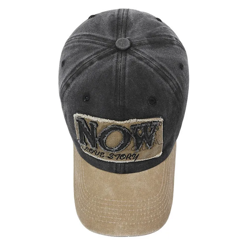 Vintage Washed Denim Baseball Cap