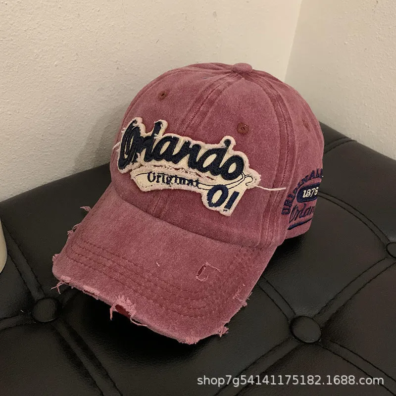 Vintage Washed Denim Baseball Cap