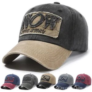 Vintage Washed Denim Baseball Cap casual-baseball-cap