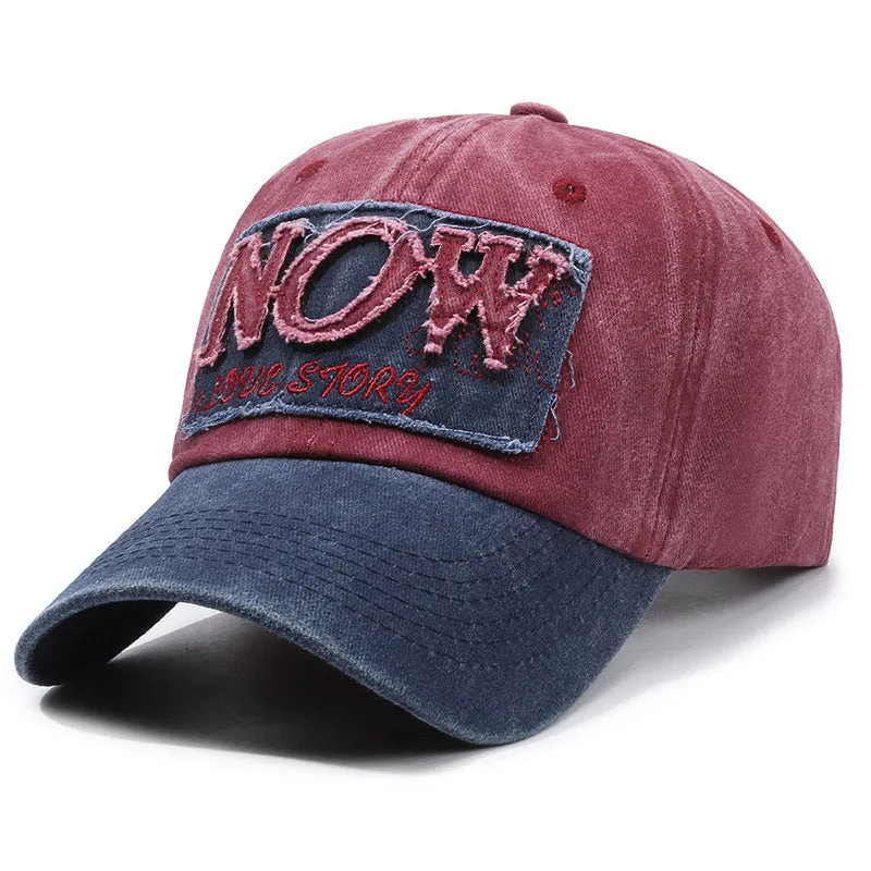 Vintage Washed Denim Baseball Cap
