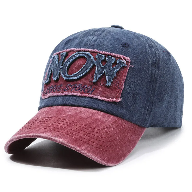 Vintage Washed Denim Baseball Cap
