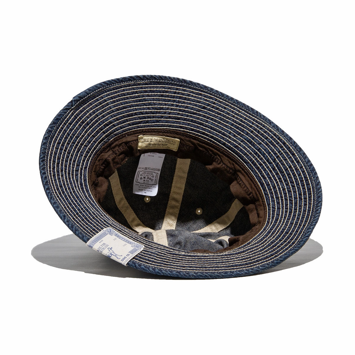 VINTAGE DENIM FATIGUE HAT - Indigo