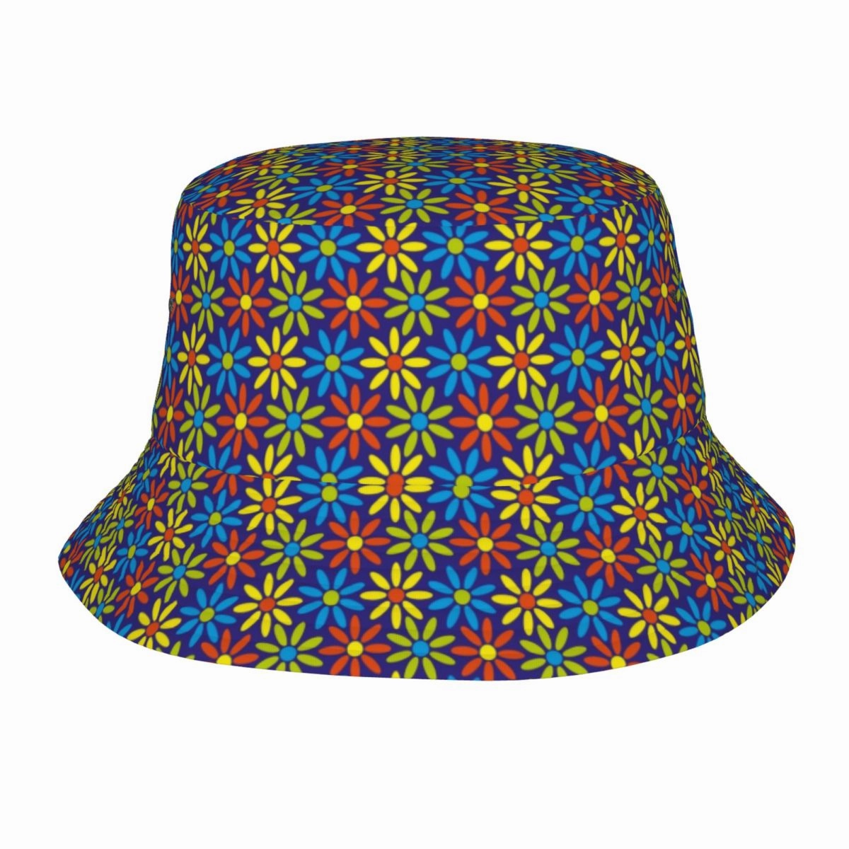 Vintage Hippie Flowers Bucket Hat
