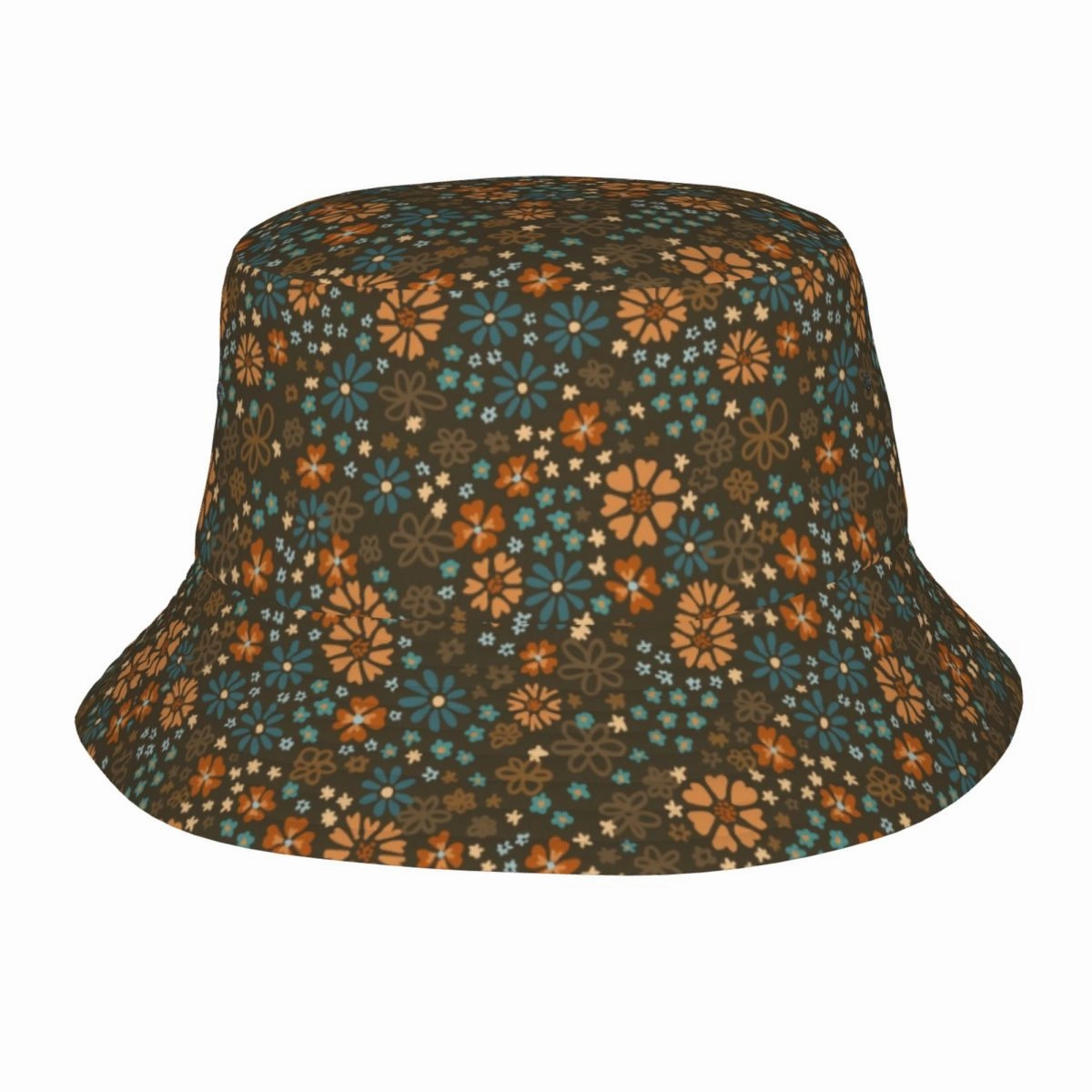 Vintage Hippie Flowers Bucket Hat