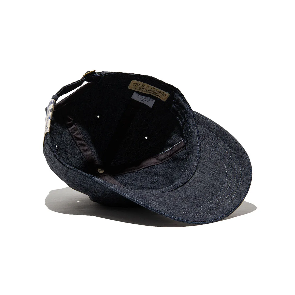 WASH DENIM UNION CAP - Indigo