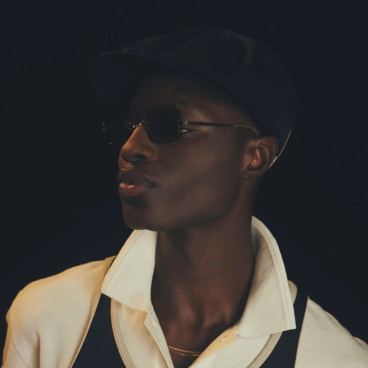 WASH CASQUETTE - Black