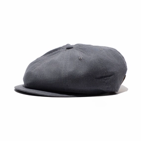 WASH CASQUETTE - Gray fashion-wind-cap