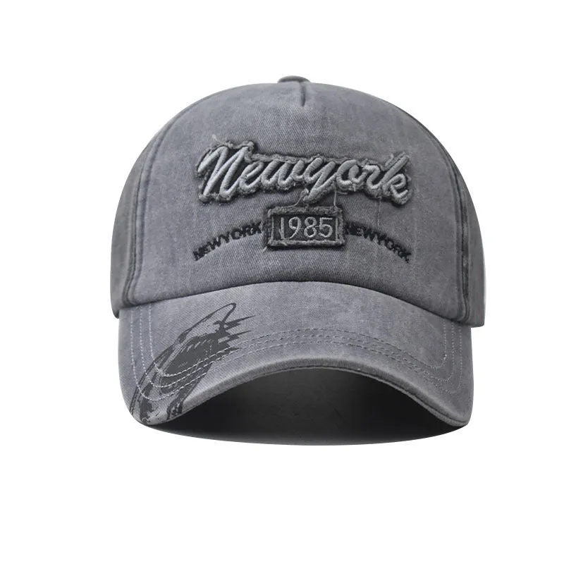 Washed Cotton Embroidered Baseball Cap