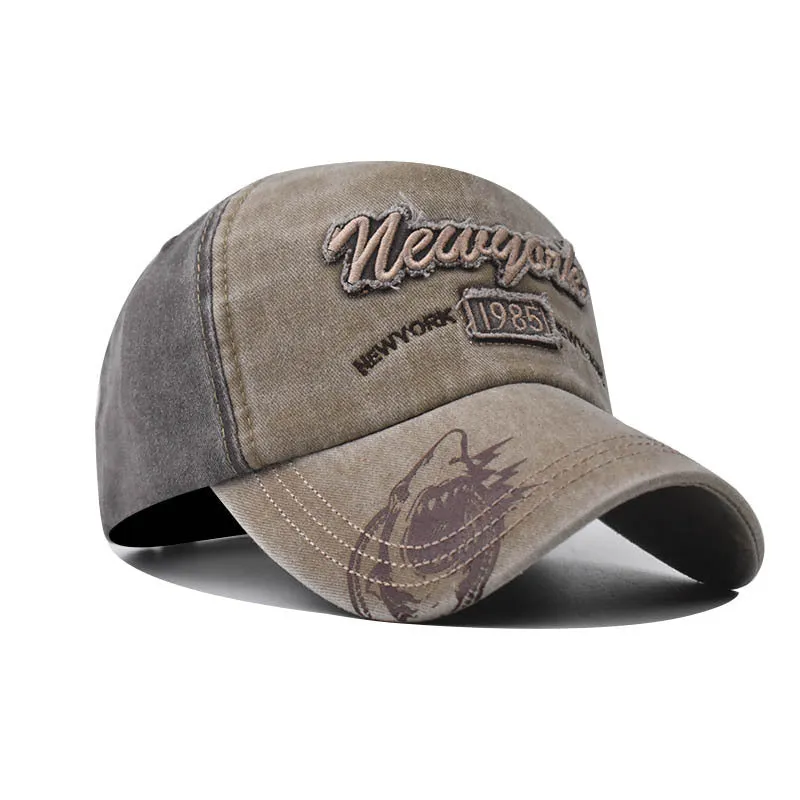 Washed Cotton Embroidered Baseball Cap