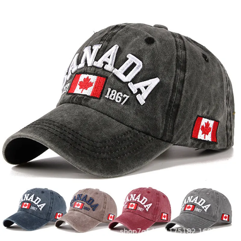 Washed Cotton Star Baseball Cap casual-baseball-cap