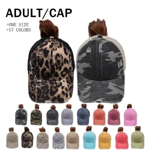 Washed Ponytail Cap casual-baseball-cap