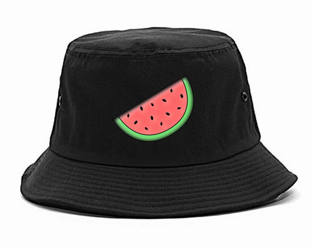 Watermelon Meme Chest Bucket Hat Cap