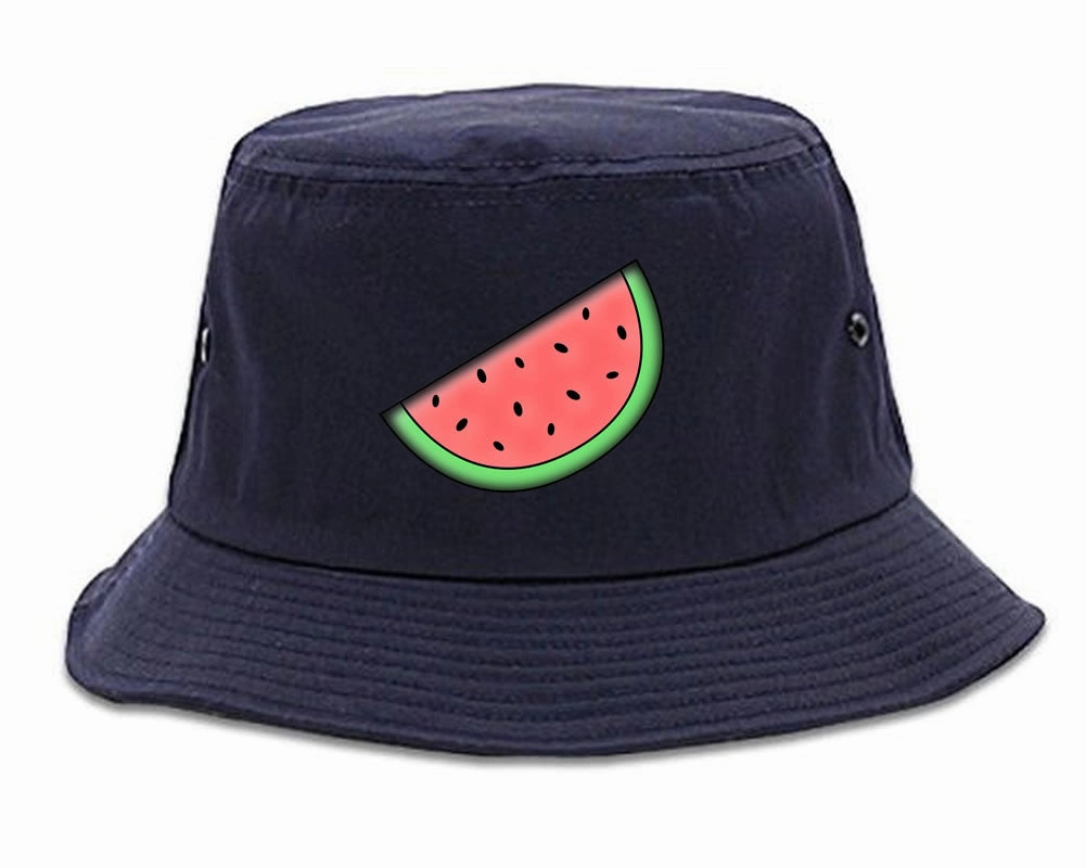 Watermelon Meme Chest Bucket Hat Cap