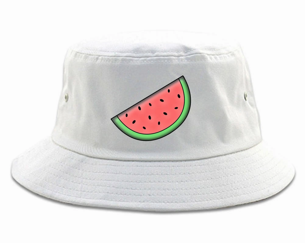 Watermelon Meme Chest Bucket Hat Cap