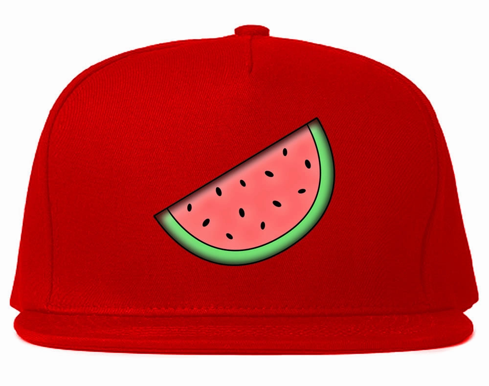 Watermelon Meme Chest Snapback Hat Cap