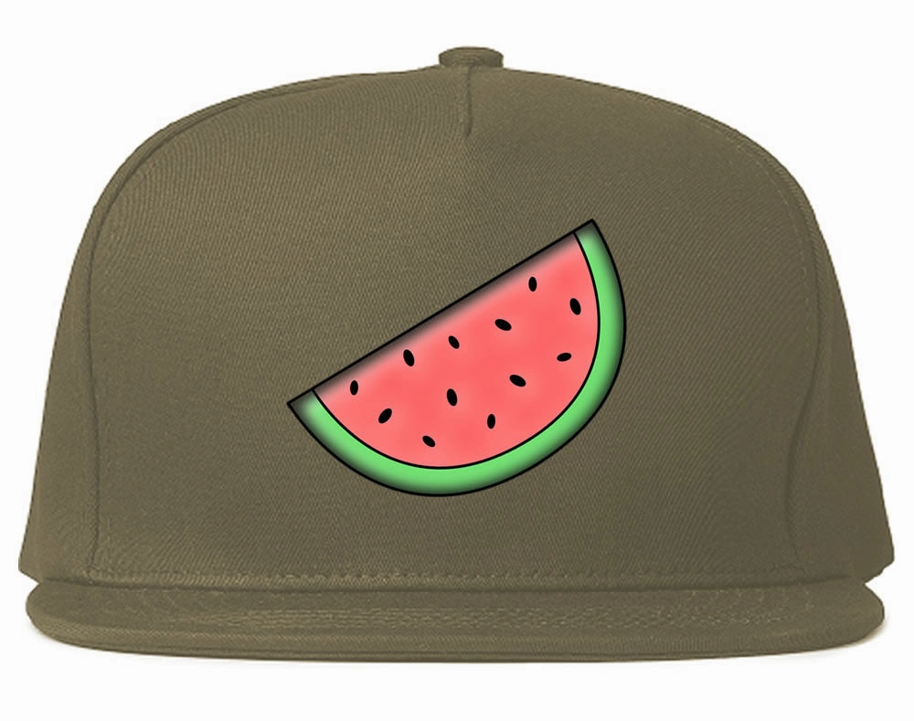Watermelon Meme Chest Snapback Hat Cap