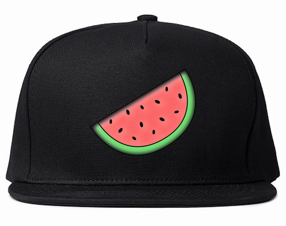 Watermelon Meme Chest Snapback Hat Cap