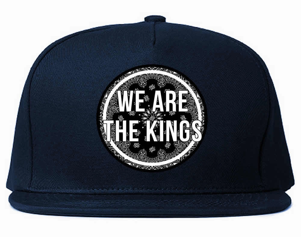 We Are The Kings Bandana Print Snapback Hat Cap