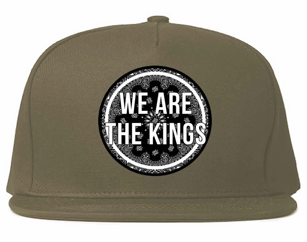 We Are The Kings Bandana Print Snapback Hat Cap
