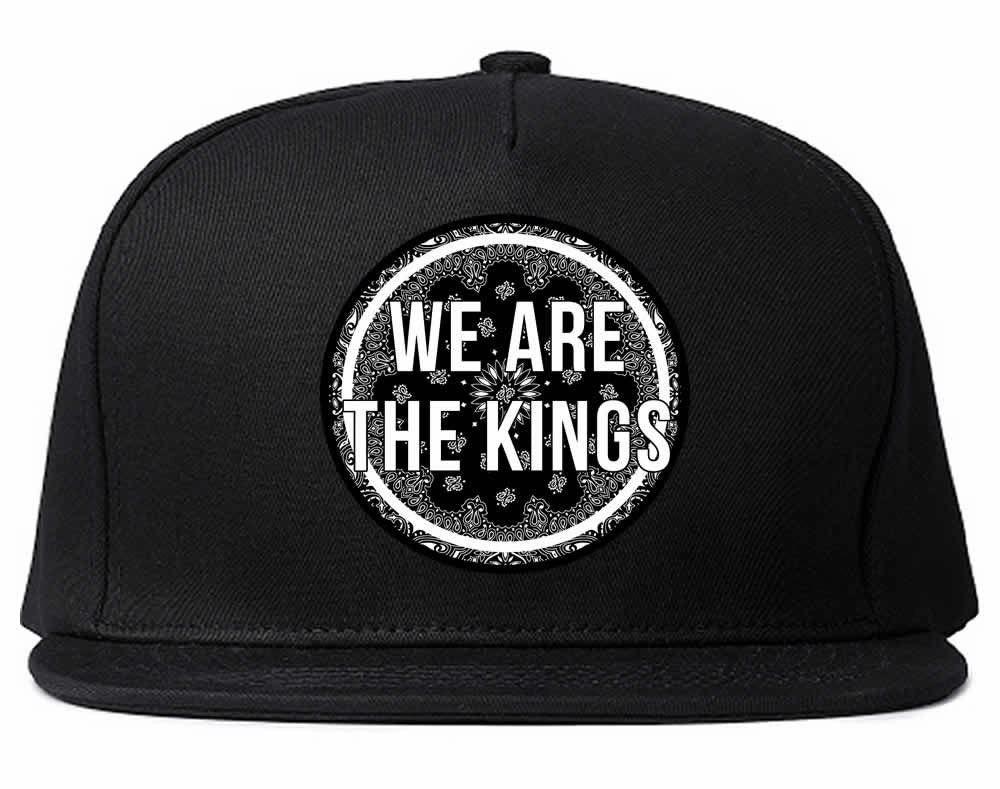 We Are The Kings Bandana Print Snapback Hat Cap