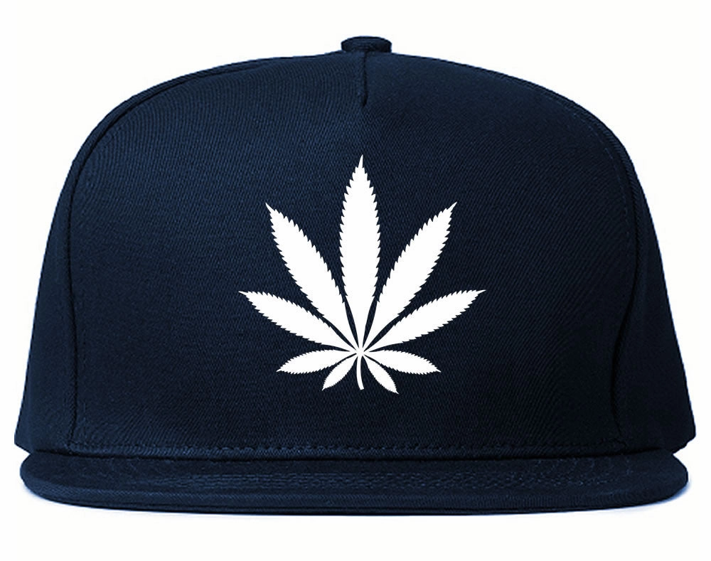 Weed Leaf Marijuana Snapback Hat