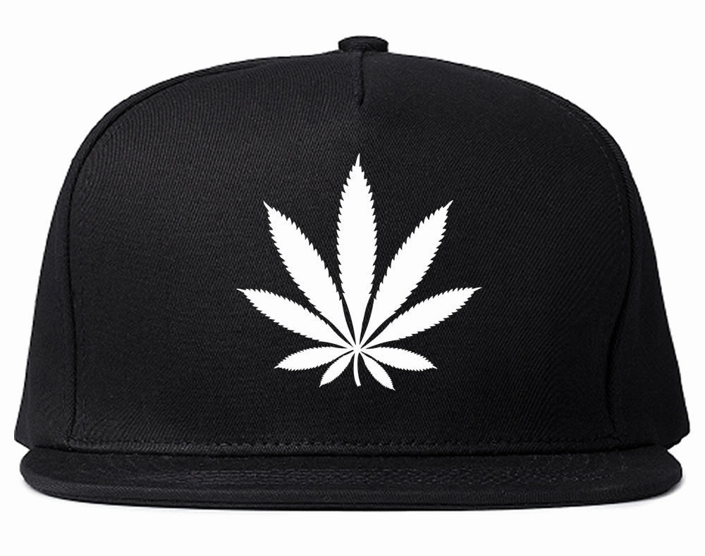 Weed Leaf Marijuana Snapback Hat