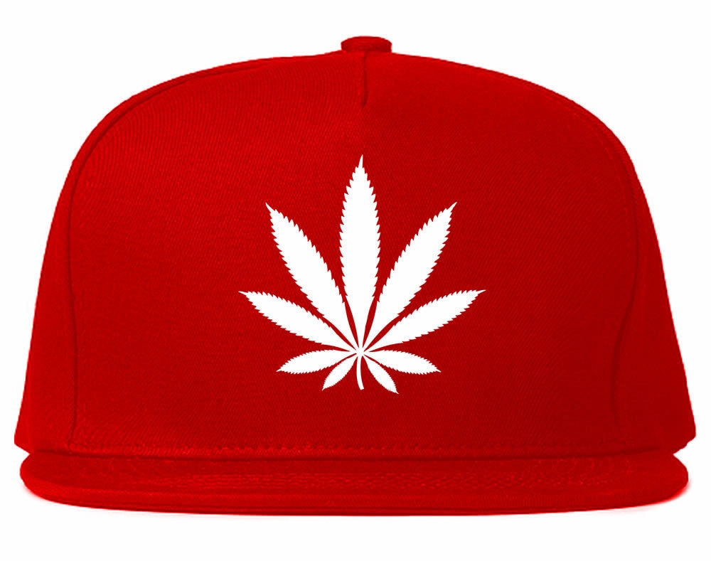 Weed Leaf Marijuana Snapback Hat