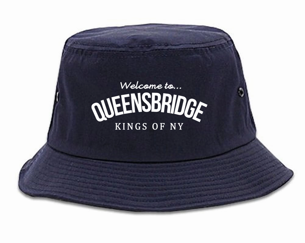 Welcome To Queensbridge Mens Bucket Hat