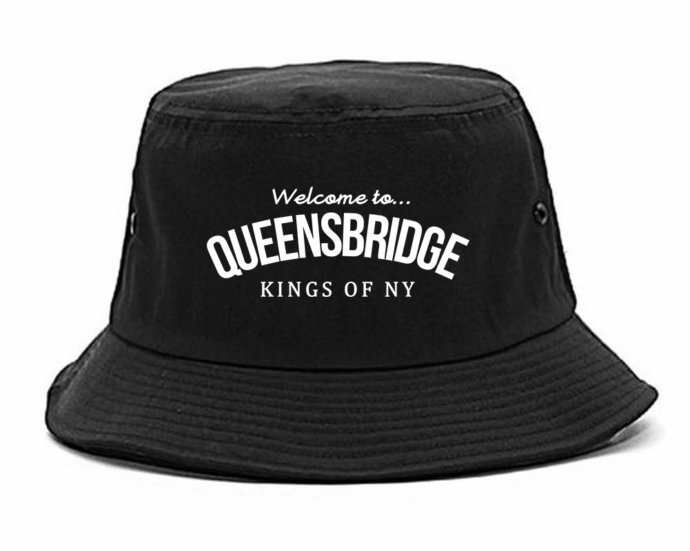 Welcome To Queensbridge Mens Bucket Hat