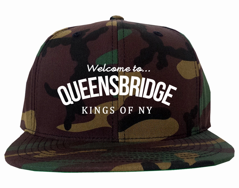 Welcome To Queensbridge Mens Snapback Hat