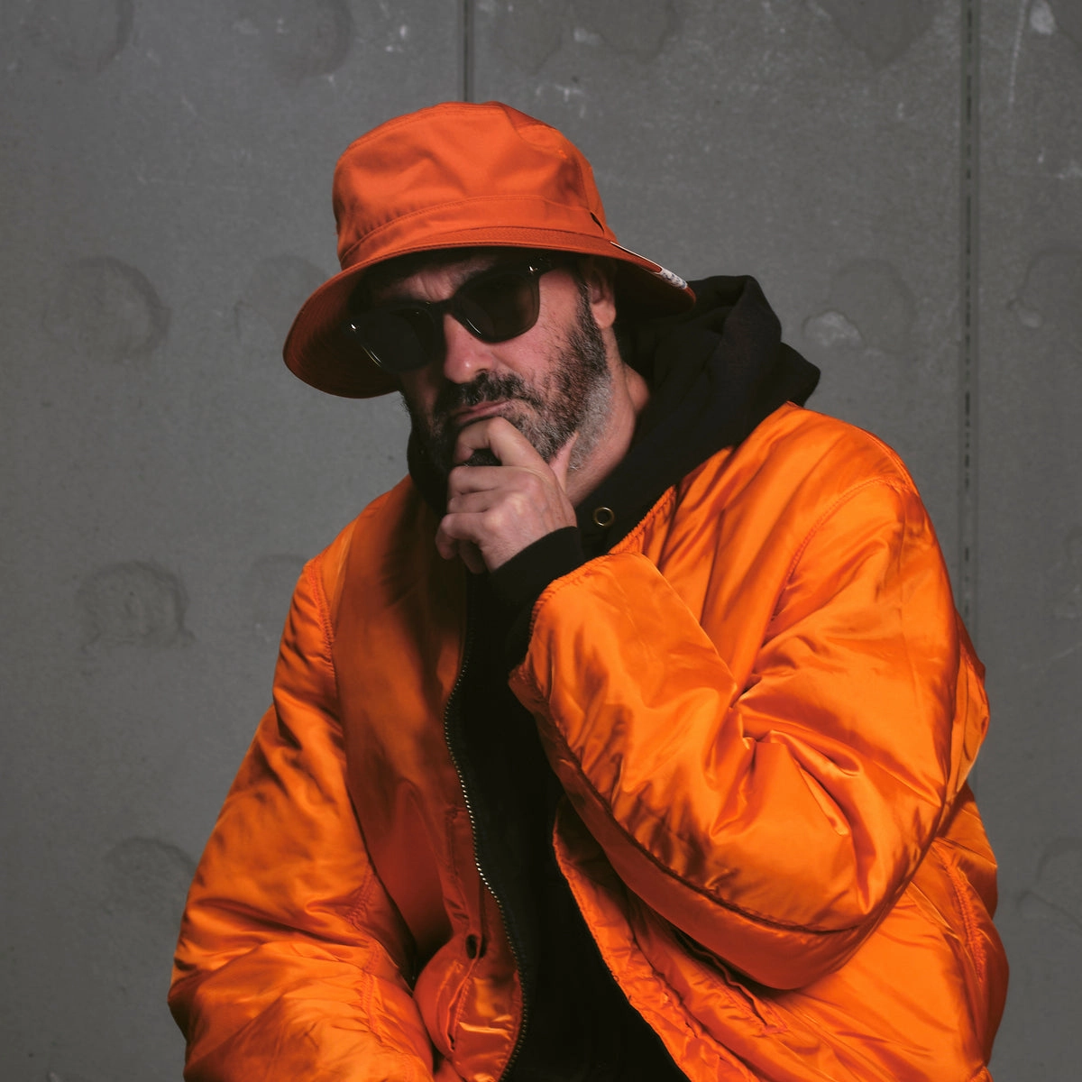 WEST POINT BUCKET HAT - Orange