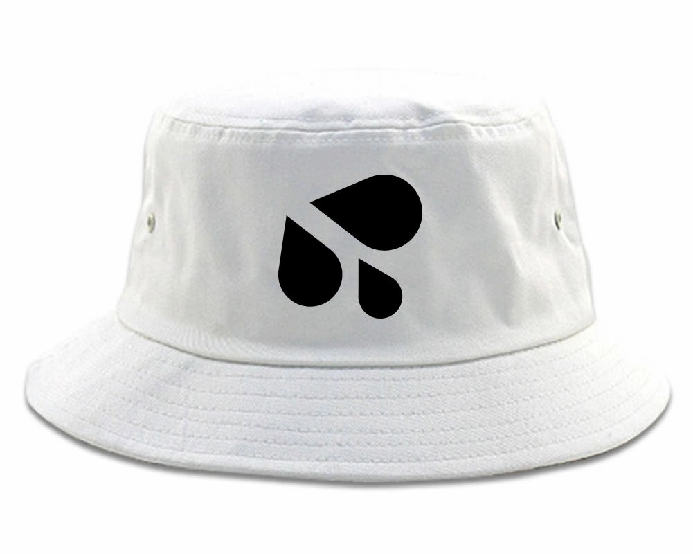 Wet Splashing Sweat Chest Mens Bucket Hat