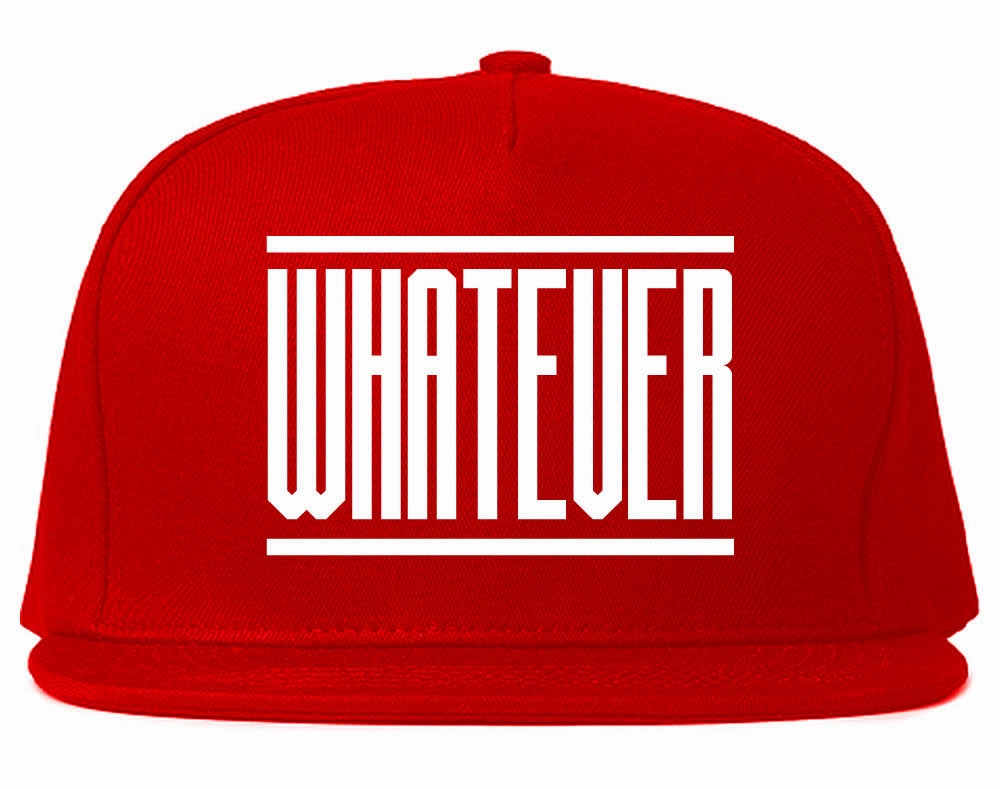 Whatever Snapback Hat Cap
