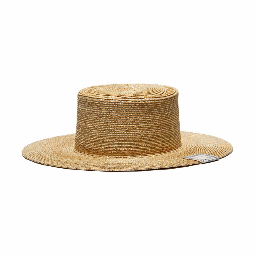 WHEAT PORK PIE HAT - Natural spring-straw-hat