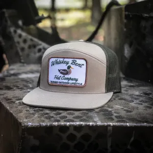 Whiskey Bent "Green Head 7-Panel" casual-baseball-cap
